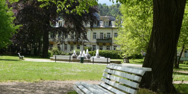 Kugelbrunnen im Kurpark Bad Schandau